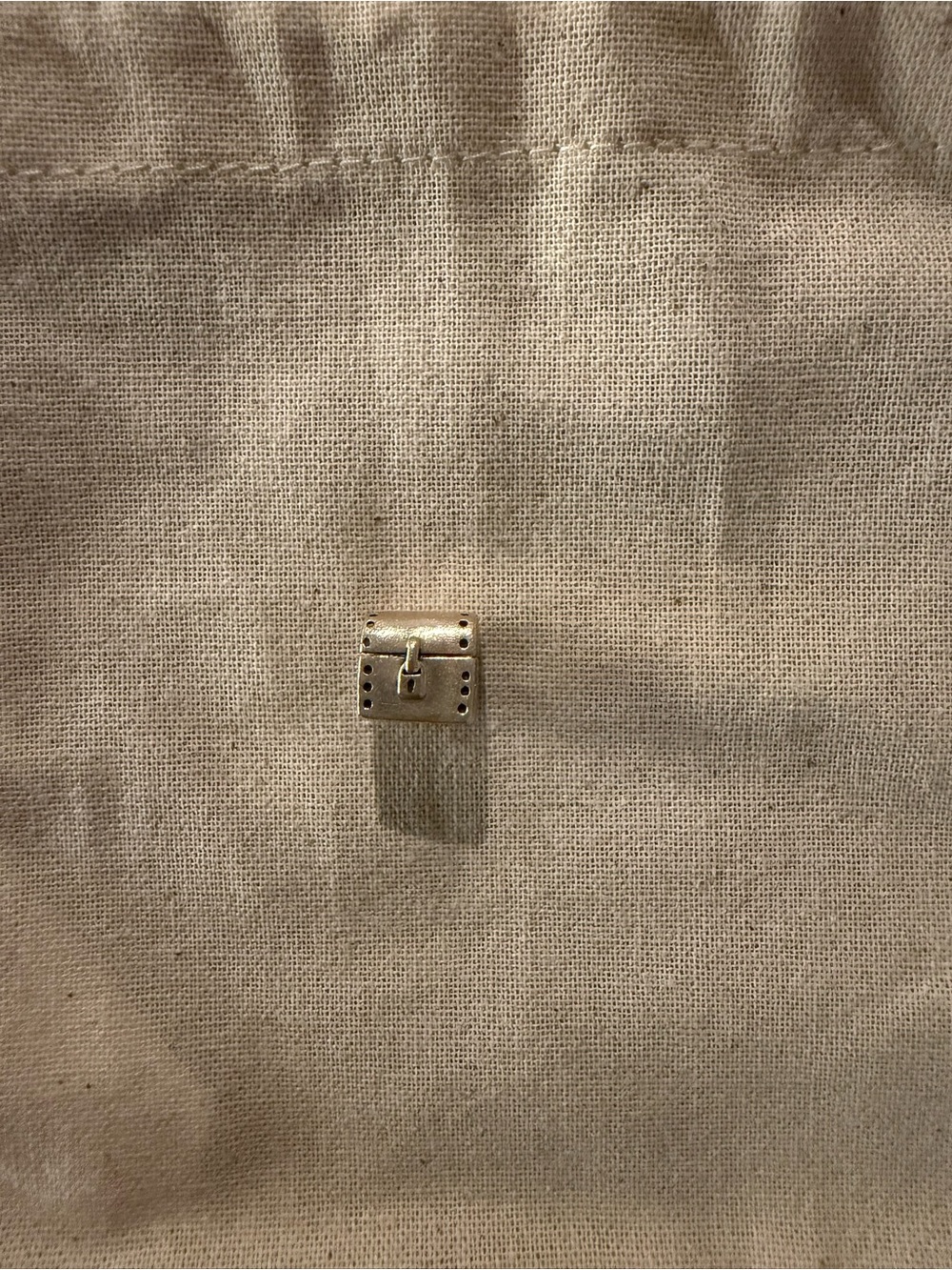 Authentic Pandora sterling silver treasure chest charm Great Condition